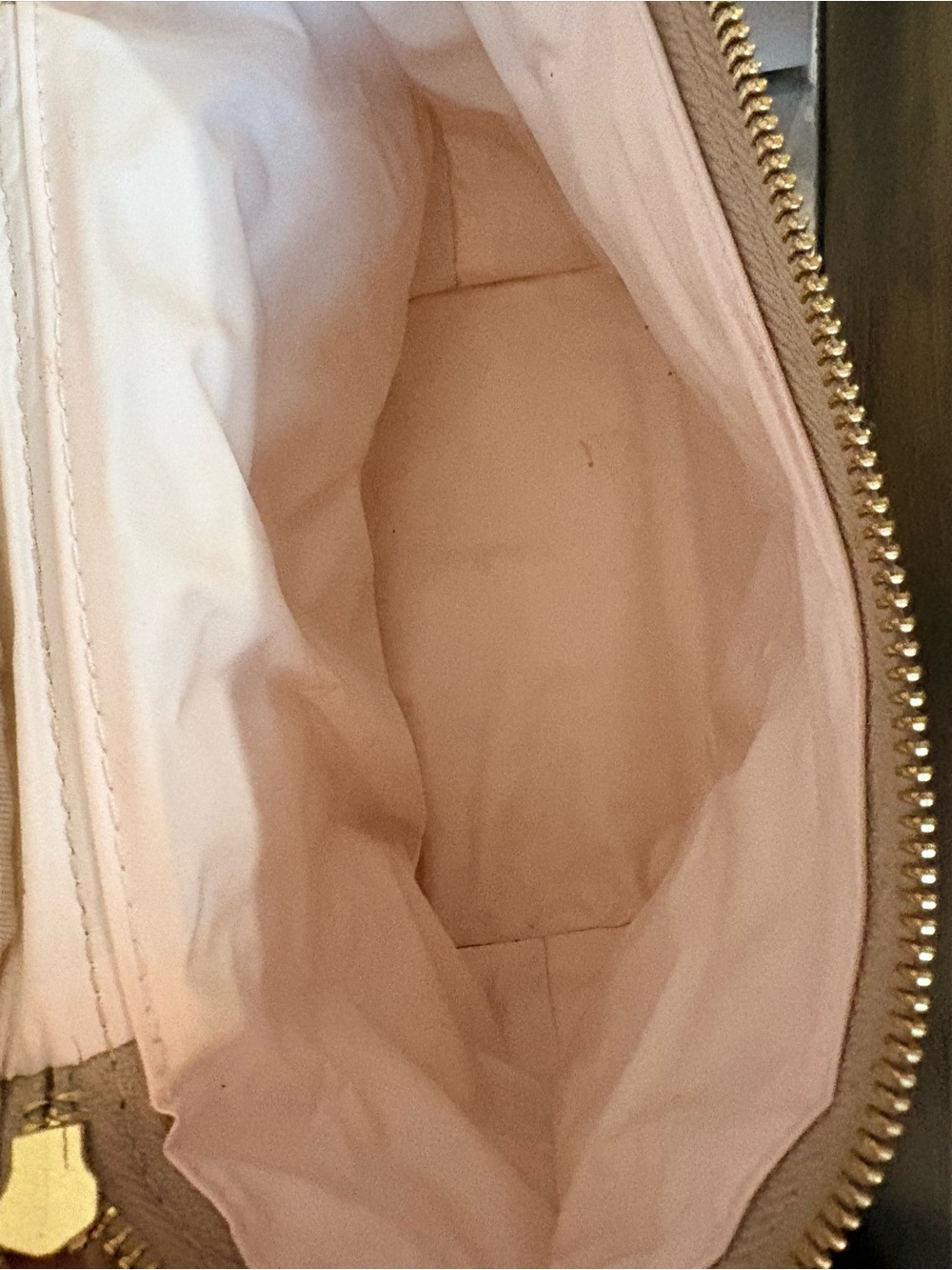 kate spade Out To Lunch Polka Dot Canvas Tote - Cream & Black with Gold Hardware - Picture 4 of 7